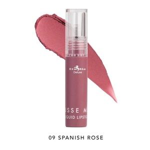 Italia Deluxe Mousse Matte Liquid Lipstick Velvet Finish Longwear Spanish rose
